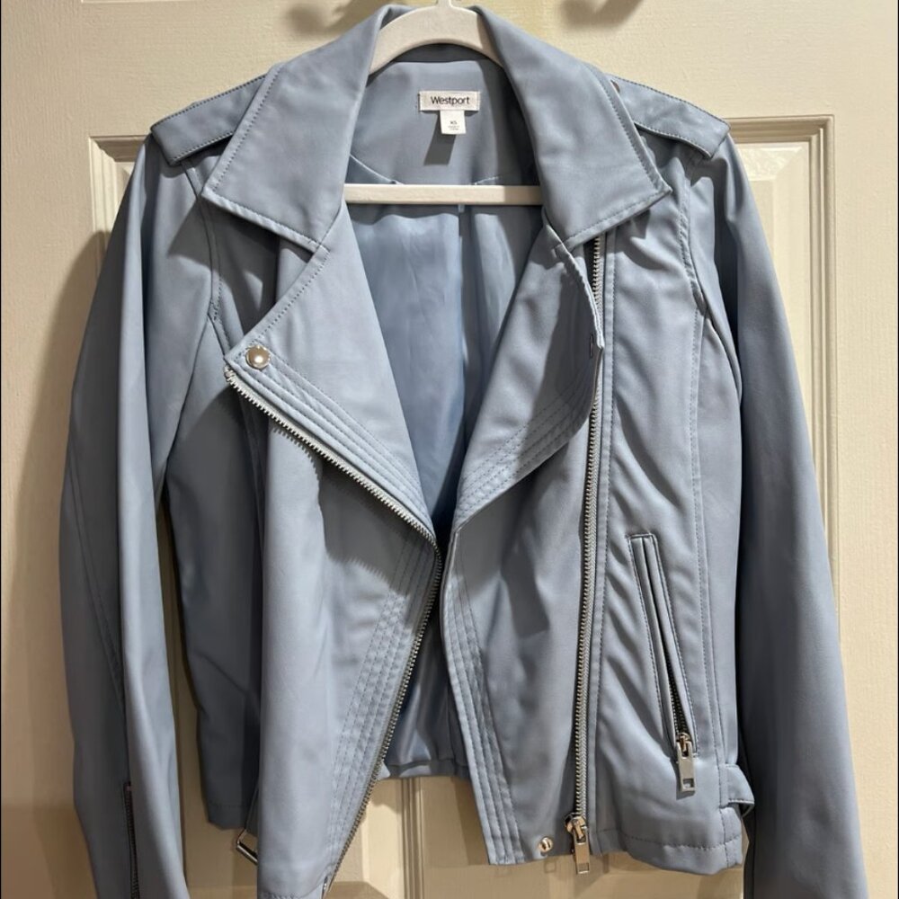 Women’s leather moto biker Jacket